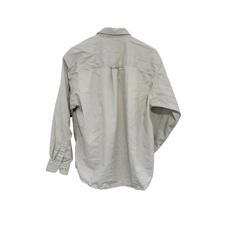 C-A-M-P Newport Rhode Island Shirt Size Medium Khaki Tan Outdoor EUC